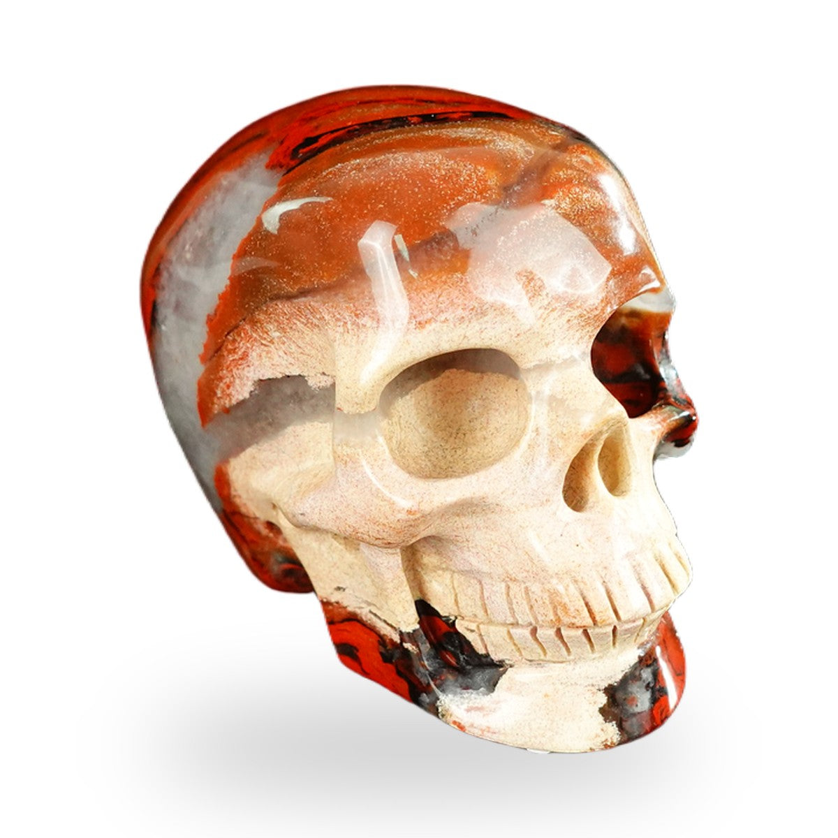 Red Jasper crystal skull 2.2" SKH20RJ04 photo 3