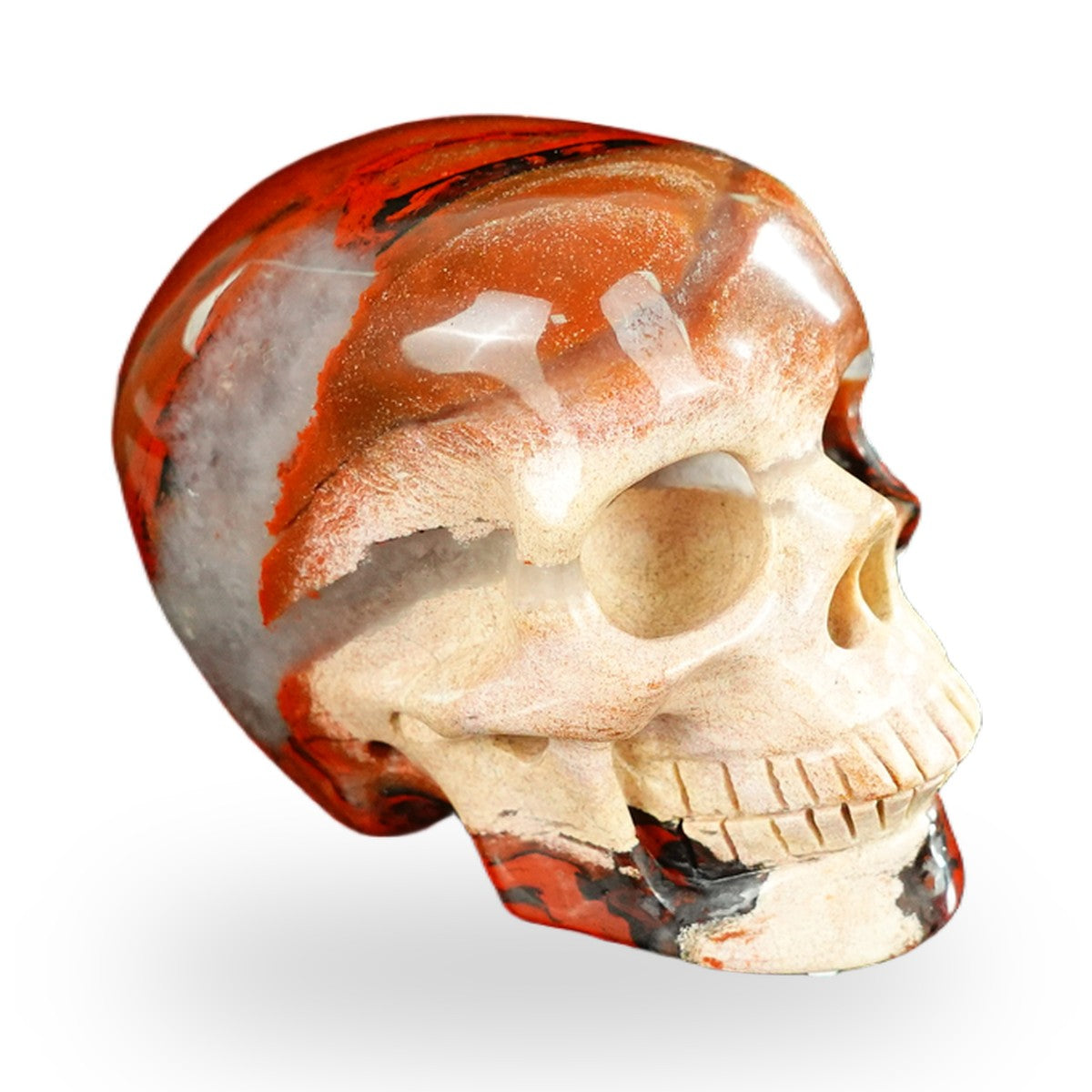 Red Jasper crystal skull 2.2" SKH20RJ04 photo 4