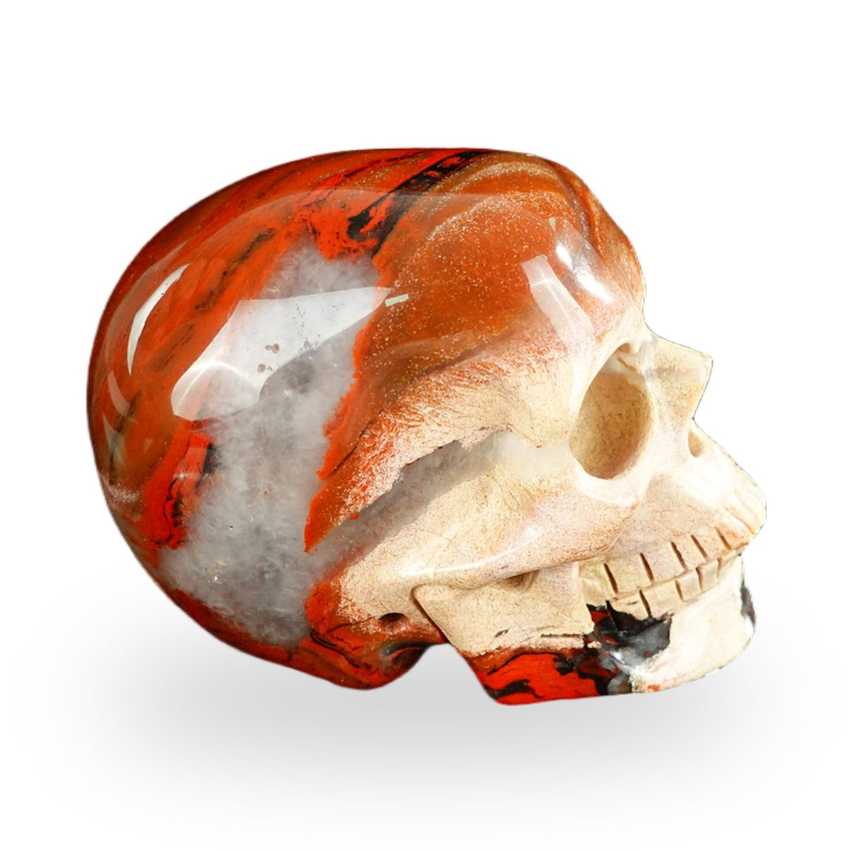 Red Jasper crystal skull 2.2" SKH20RJ04 photo 5