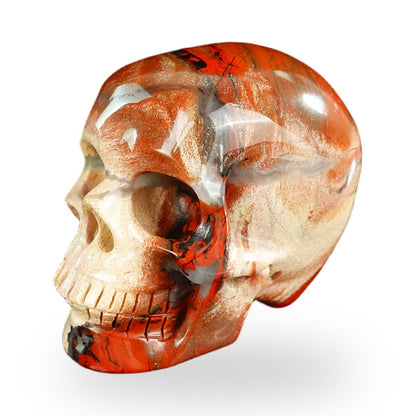 Red Jasper crystal skull 2.2" SKH20RJ04 photo 7