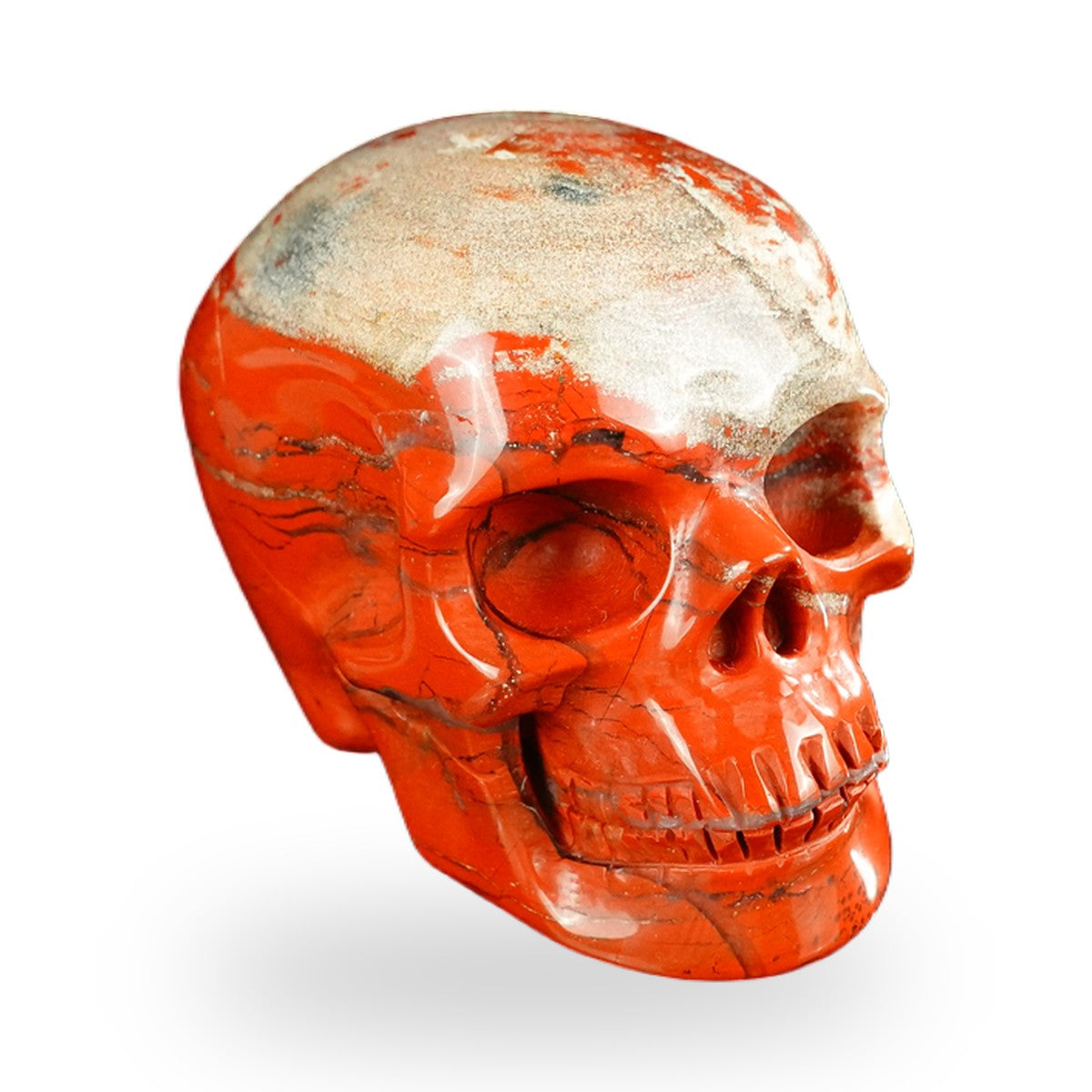 Red Jasper crystal skull 2.2" SKH20RJ05 photo 2