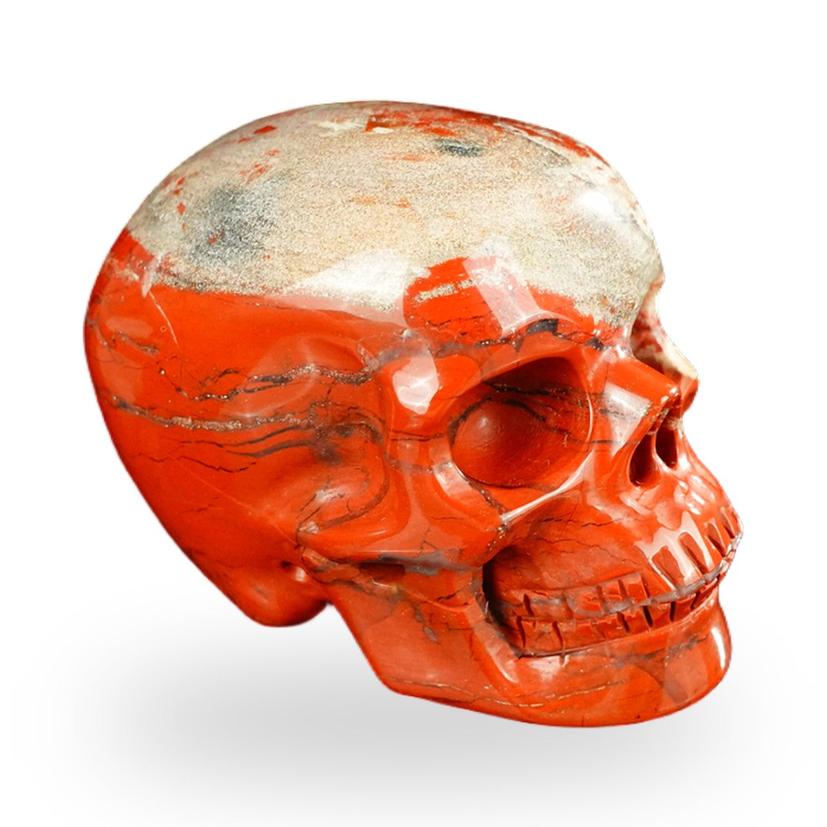 Red Jasper crystal skull 2.2" SKH20RJ05 photo 3