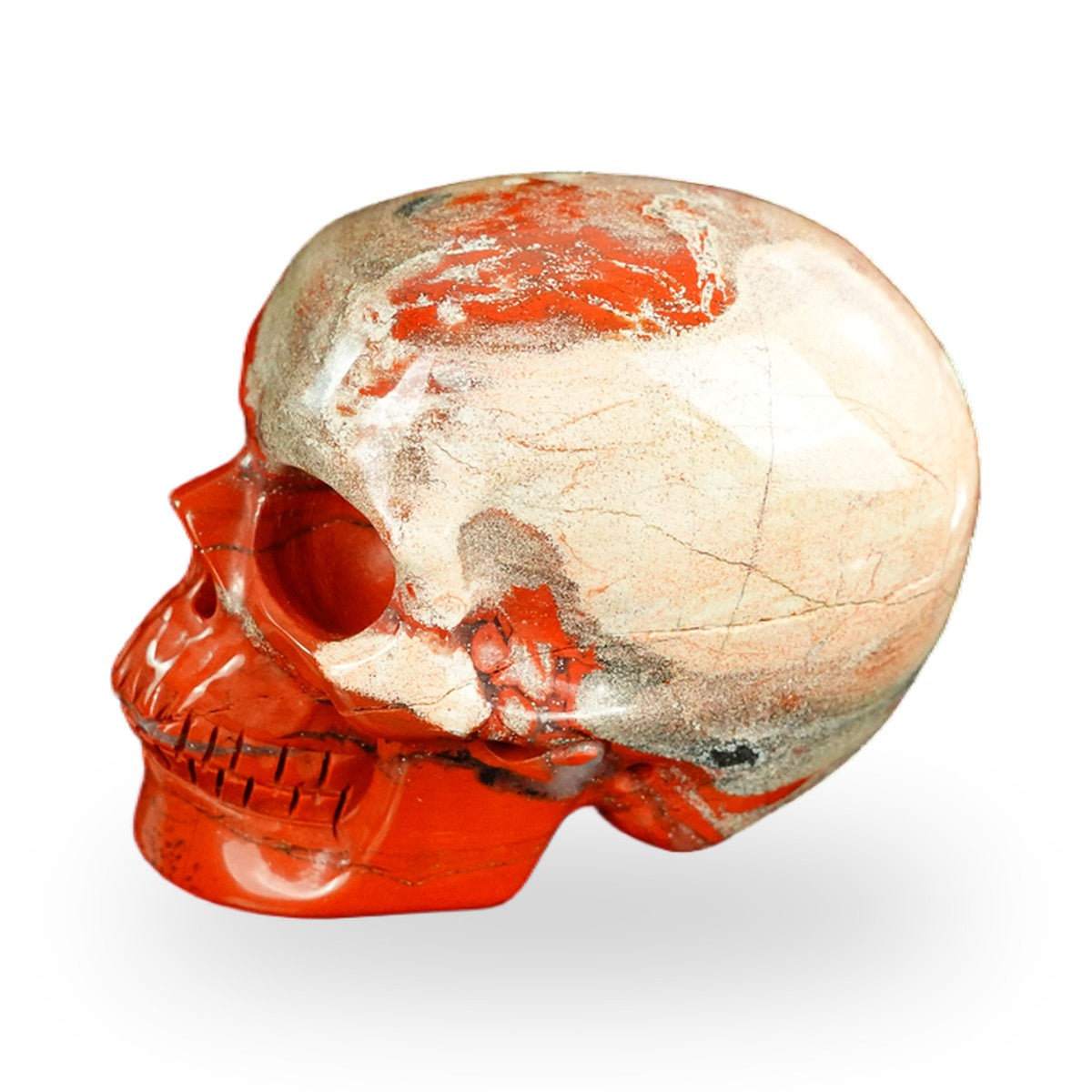 Red Jasper crystal skull 2.2" SKH20RJ05 photo 6
