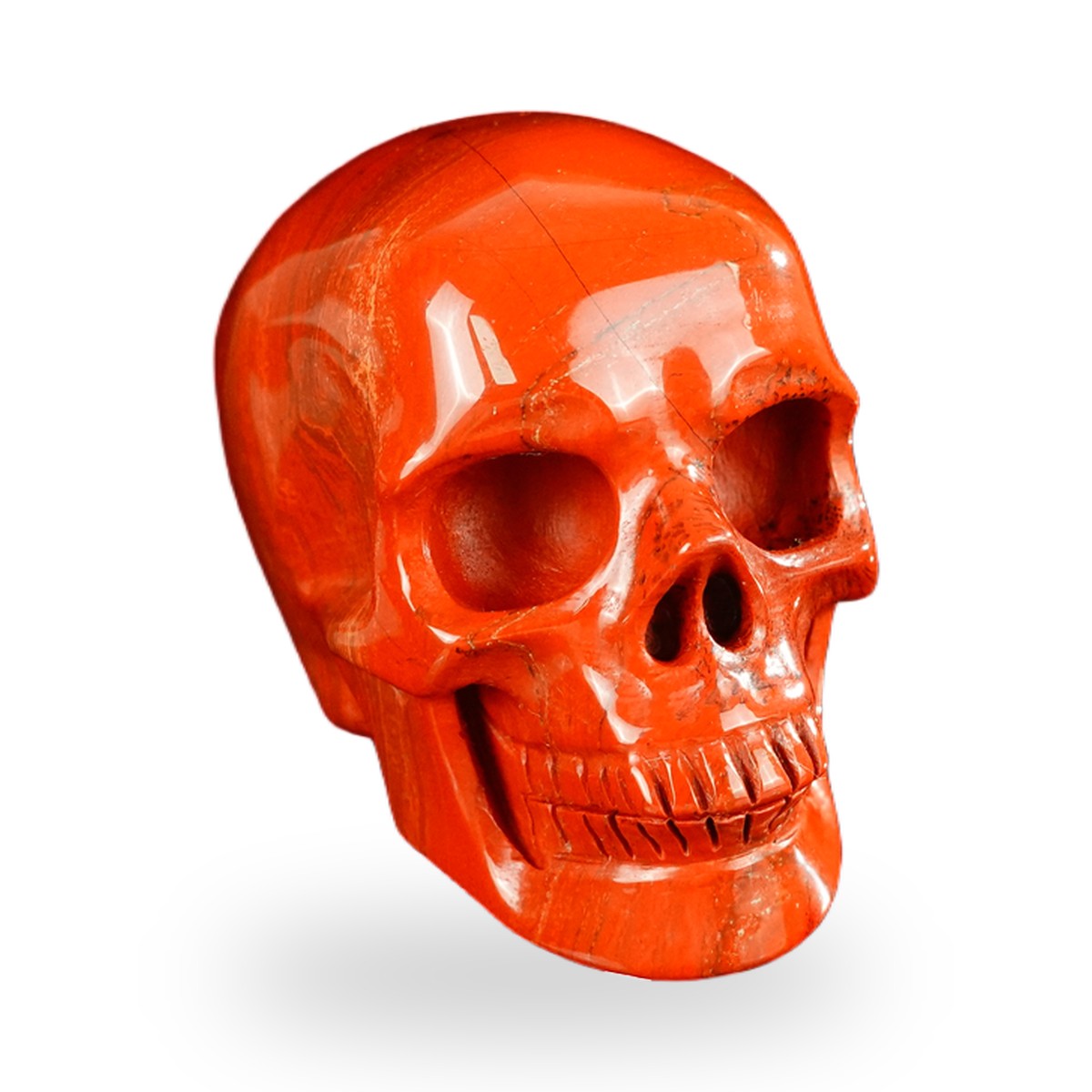 Red Jasper crystal skull 2.2" SKH20RJ06 photo 2