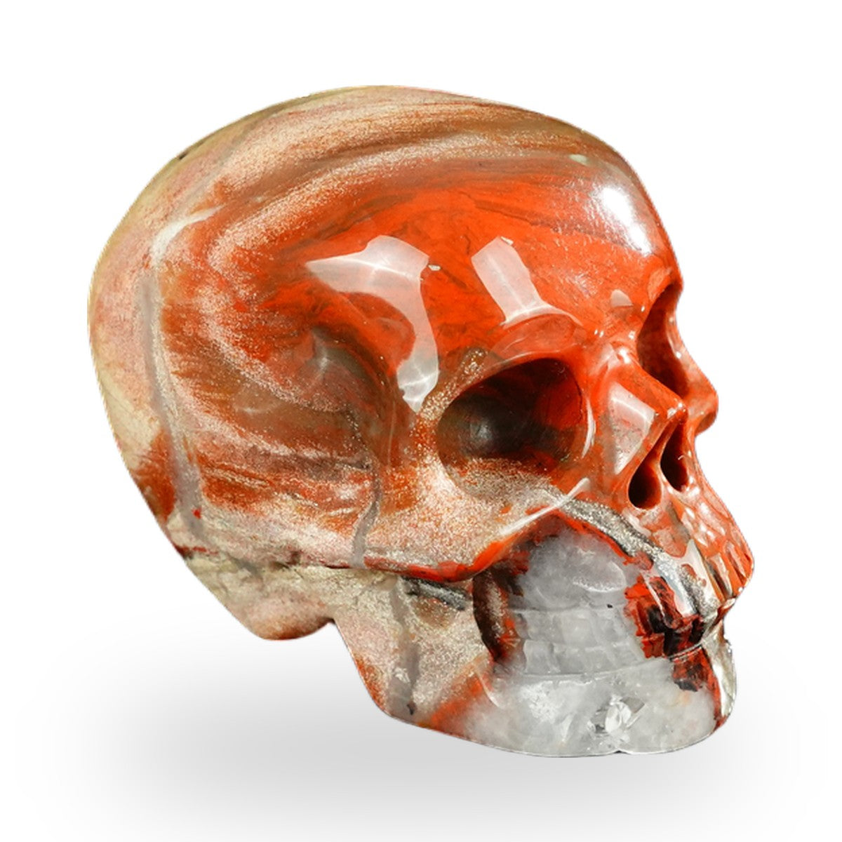 Red Jasper crystal skull 2.2" SKH20RJ07 photo 4