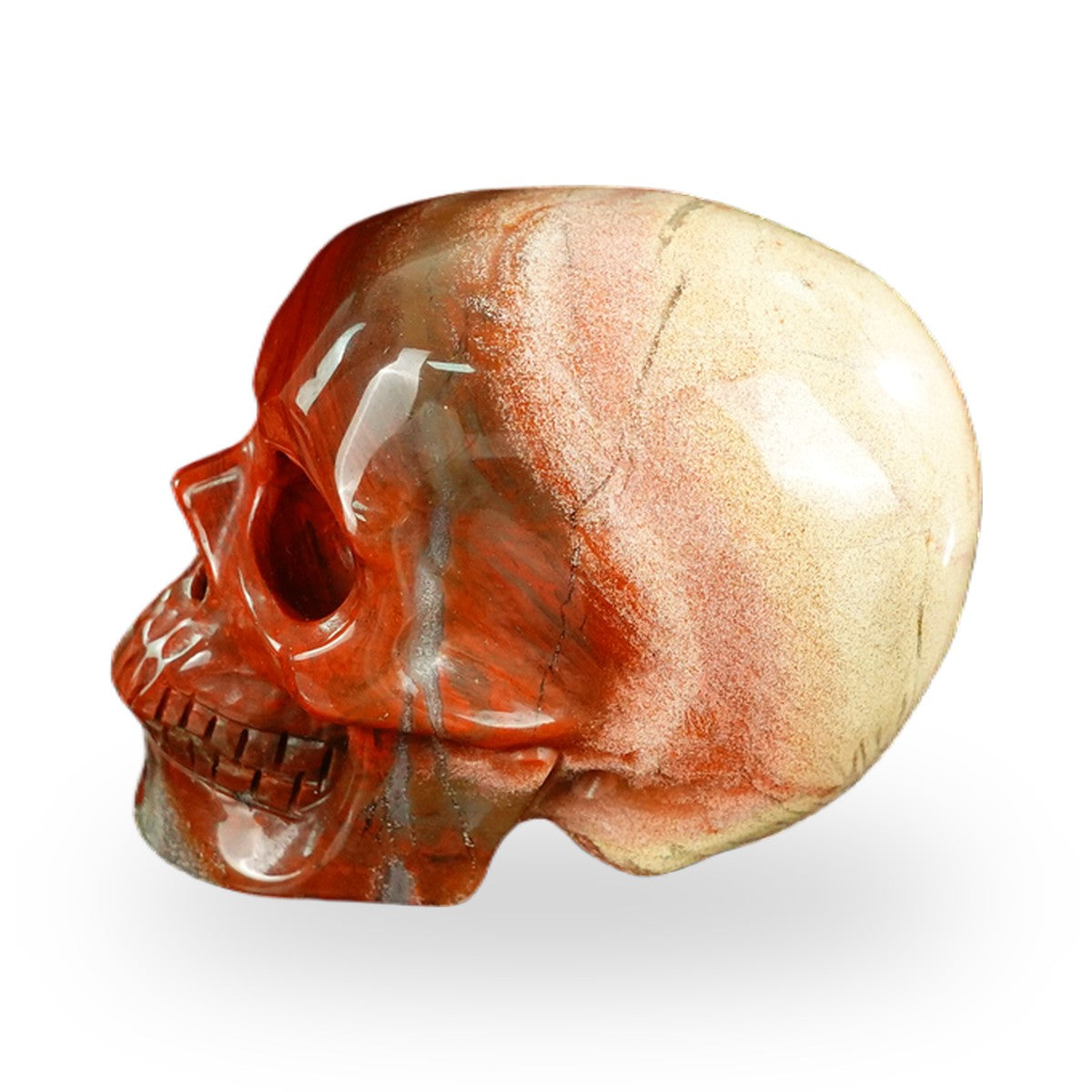 Red Jasper crystal skull 2.2" SKH20RJ07 photo 6
