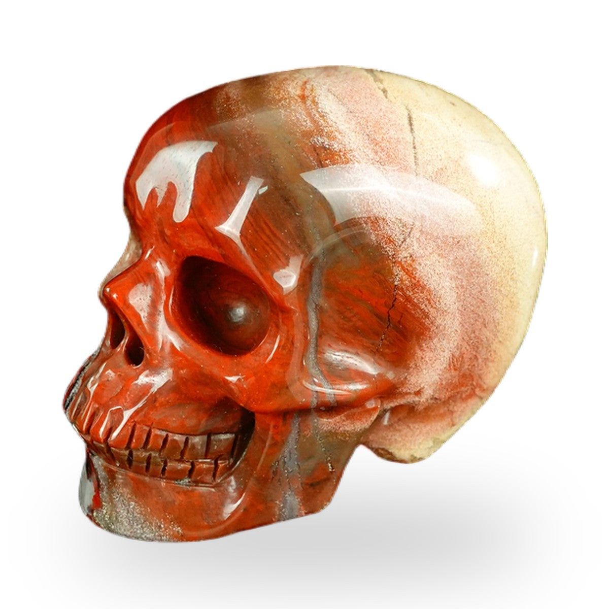 Red Jasper crystal skull 2.2" SKH20RJ07 photo 7