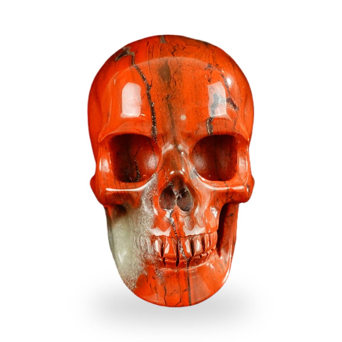 Red Jasper crystal skull 2.2" SKH20RJ08 photo 1