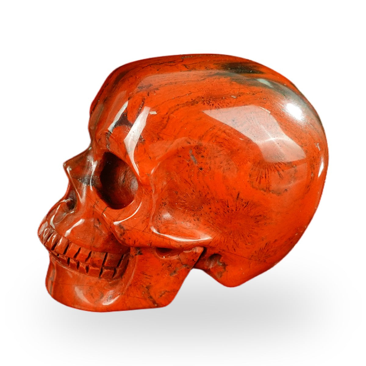 Red Jasper crystal skull 2.2" SKH20RJ08 photo 8