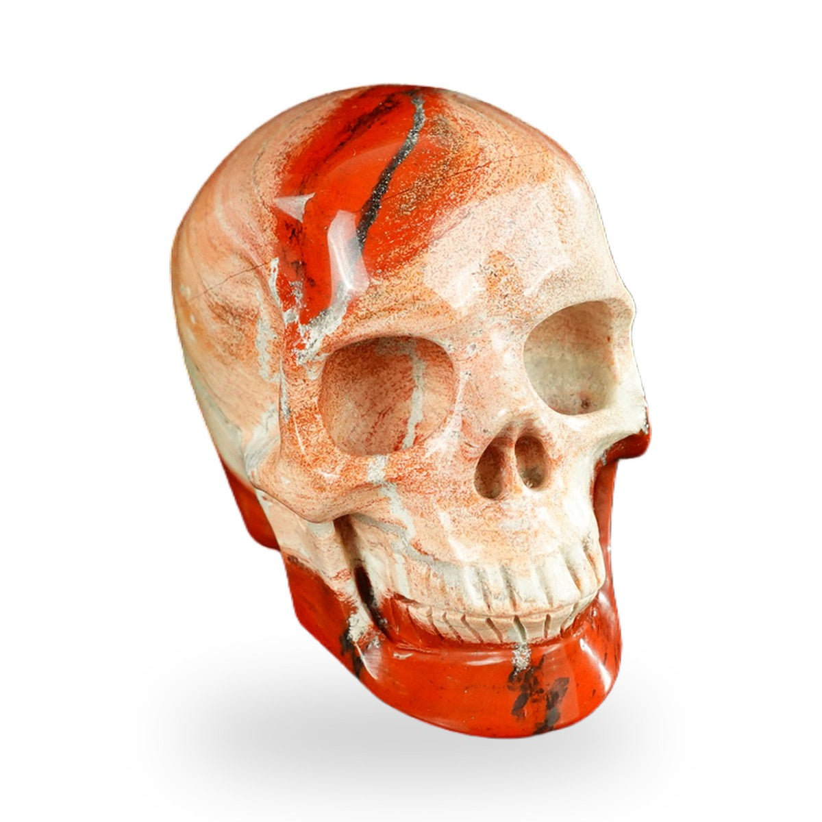 Red Jasper crystal skull 2.2" SKH20RJ09 photo 2