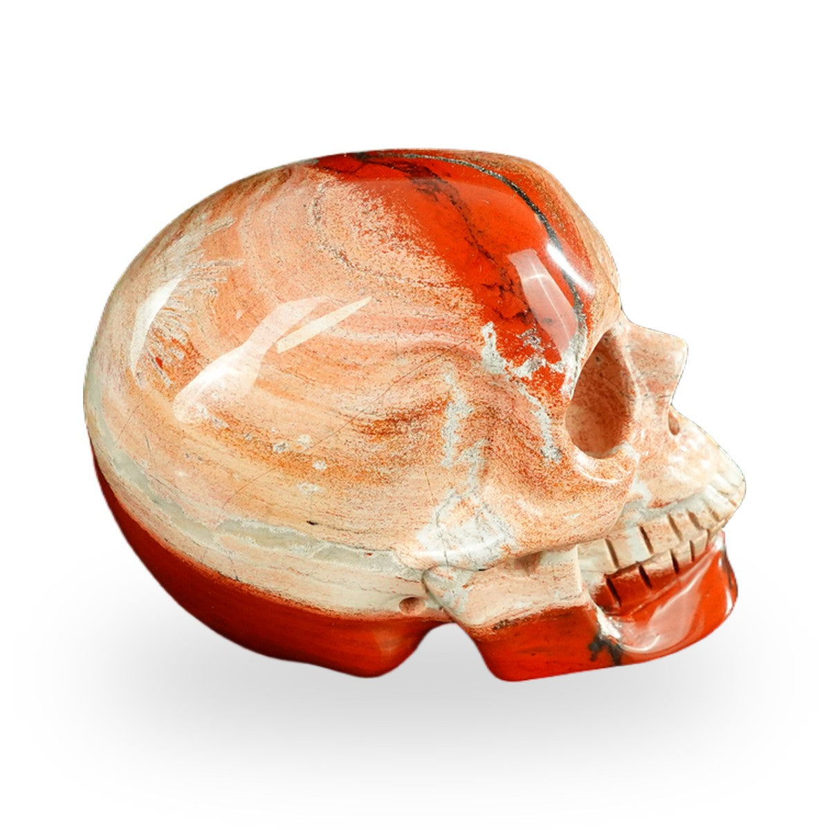Red Jasper crystal skull 2.2" SKH20RJ09 photo 5