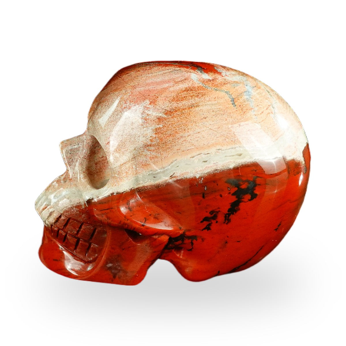 Red Jasper crystal skull 2.2" SKH20RJ09 photo 6