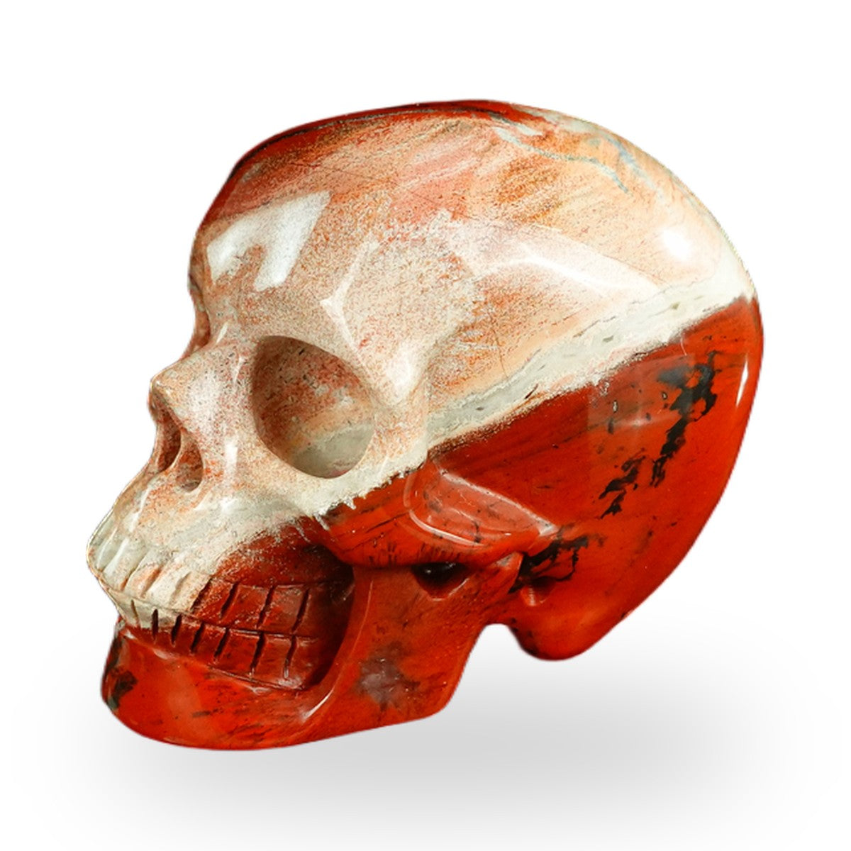 Red Jasper crystal skull 2.2" SKH20RJ09 photo 7