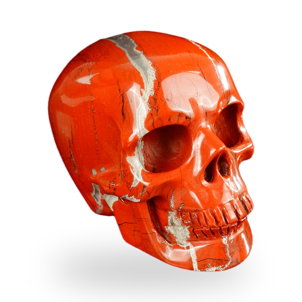 Red Jasper crystal skull 2.2" SKH20RJ10 photo 3