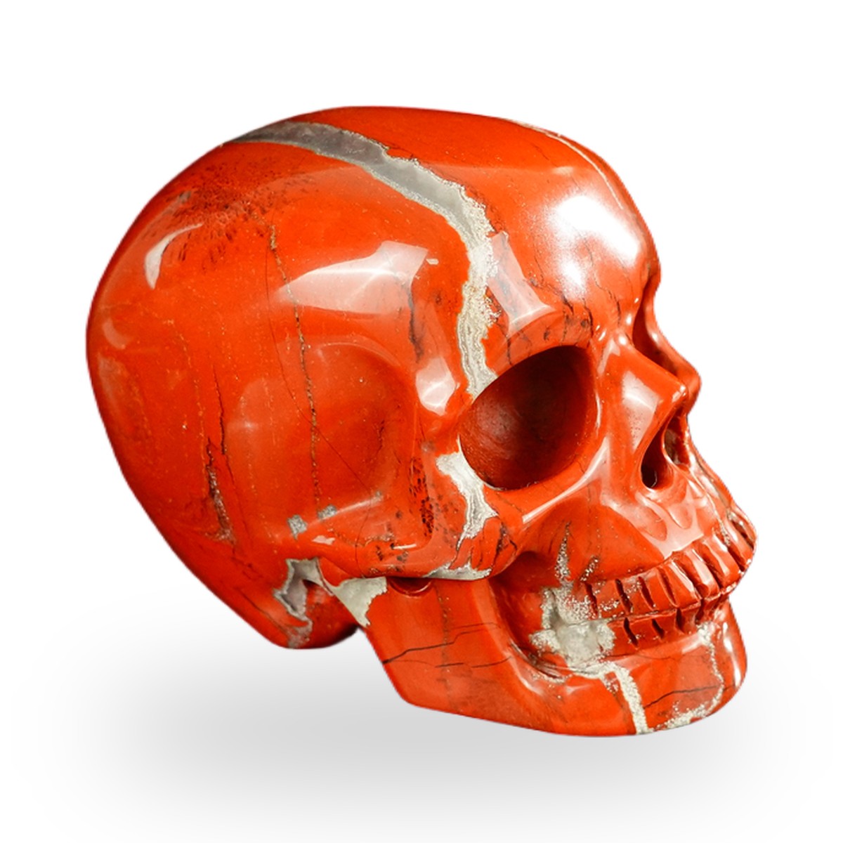 Red Jasper crystal skull 2.2" SKH20RJ10 photo 4