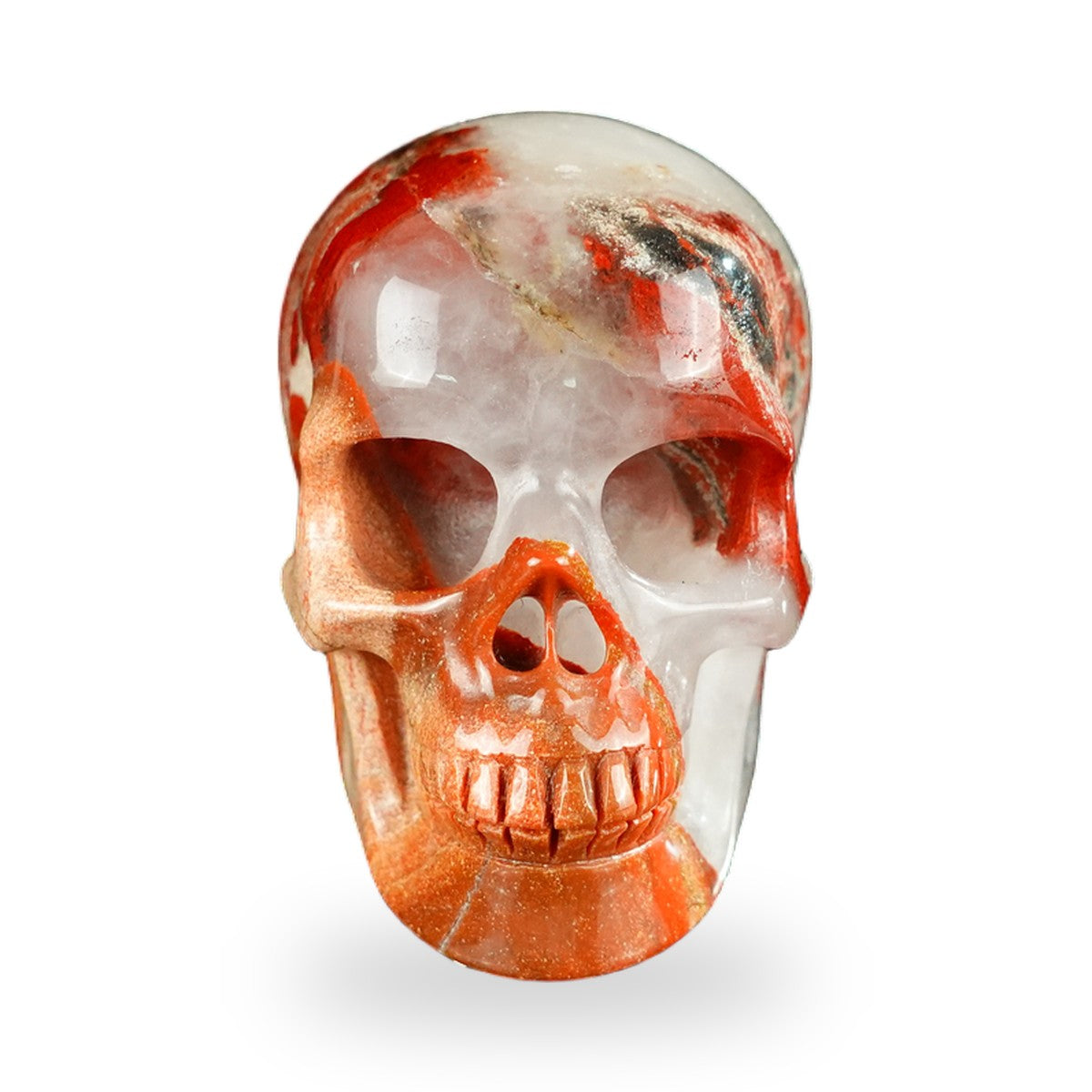 Red Jasper crystal skull 2.2" SKH20RJ11 photo 1