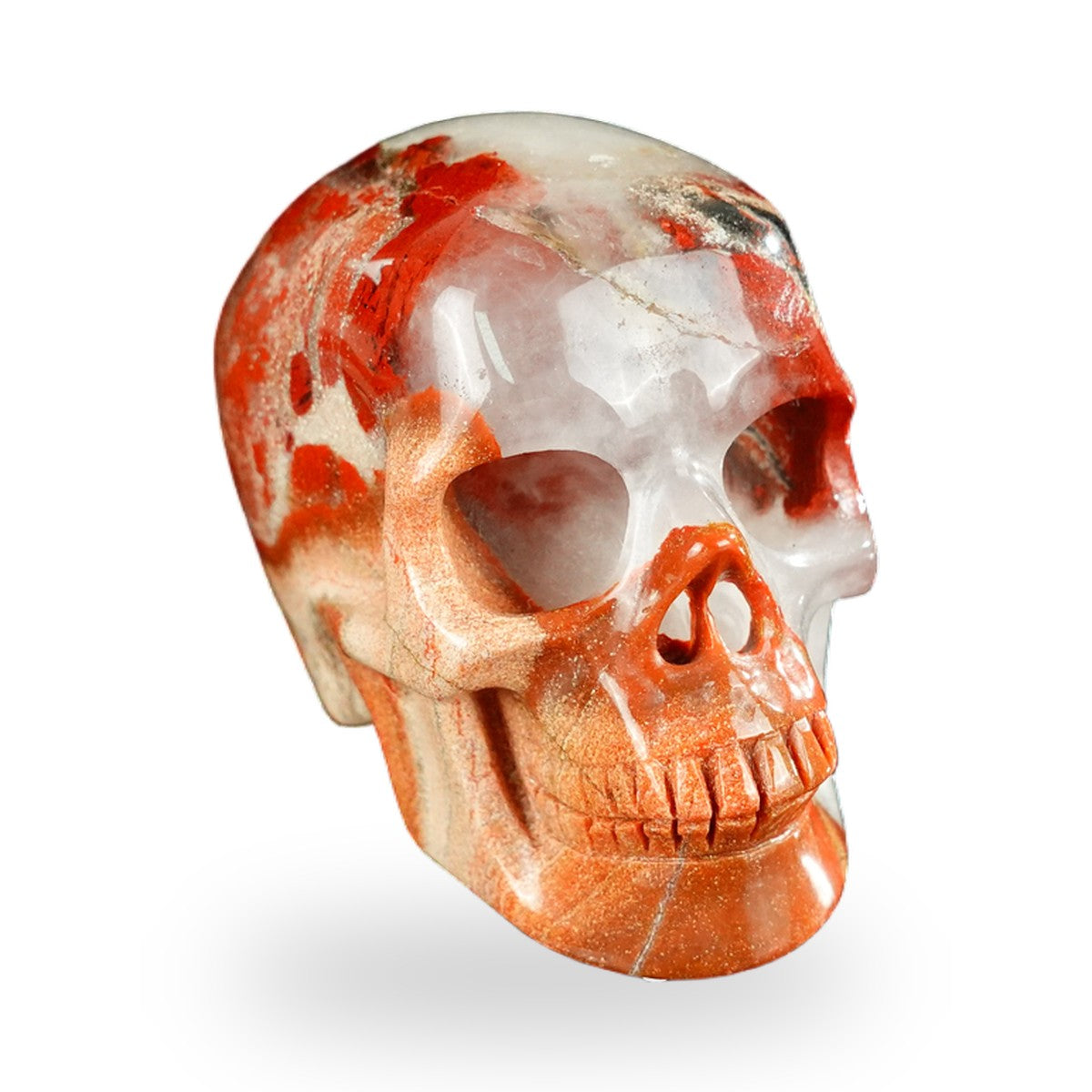 Red Jasper crystal skull 2.2" SKH20RJ11 photo 2