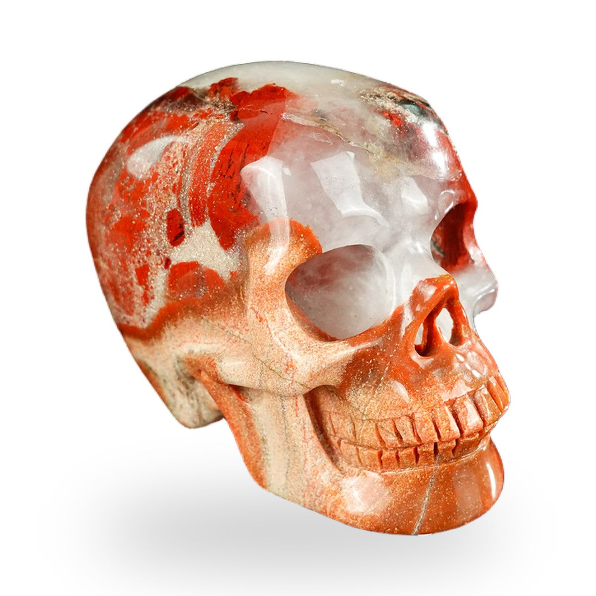Red Jasper crystal skull 2.2" SKH20RJ11 photo 3