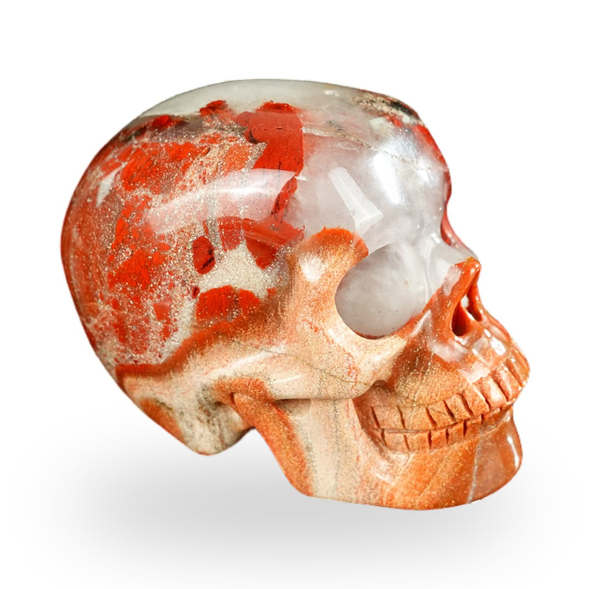 Red Jasper crystal skull 2.2" SKH20RJ11 photo 4
