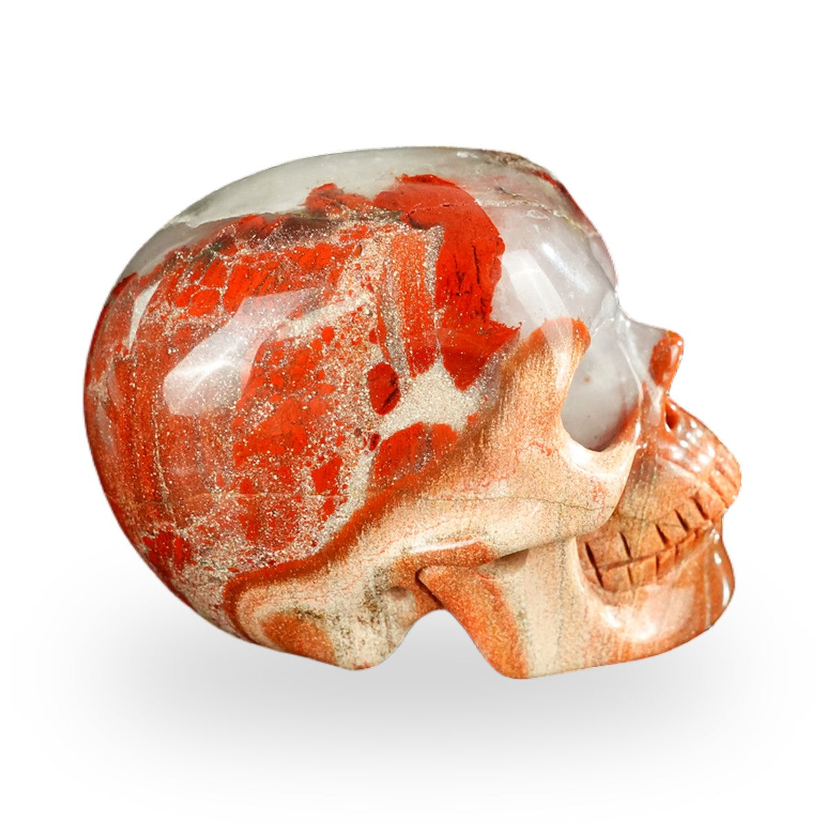 Red Jasper crystal skull 2.2" SKH20RJ11 photo 5