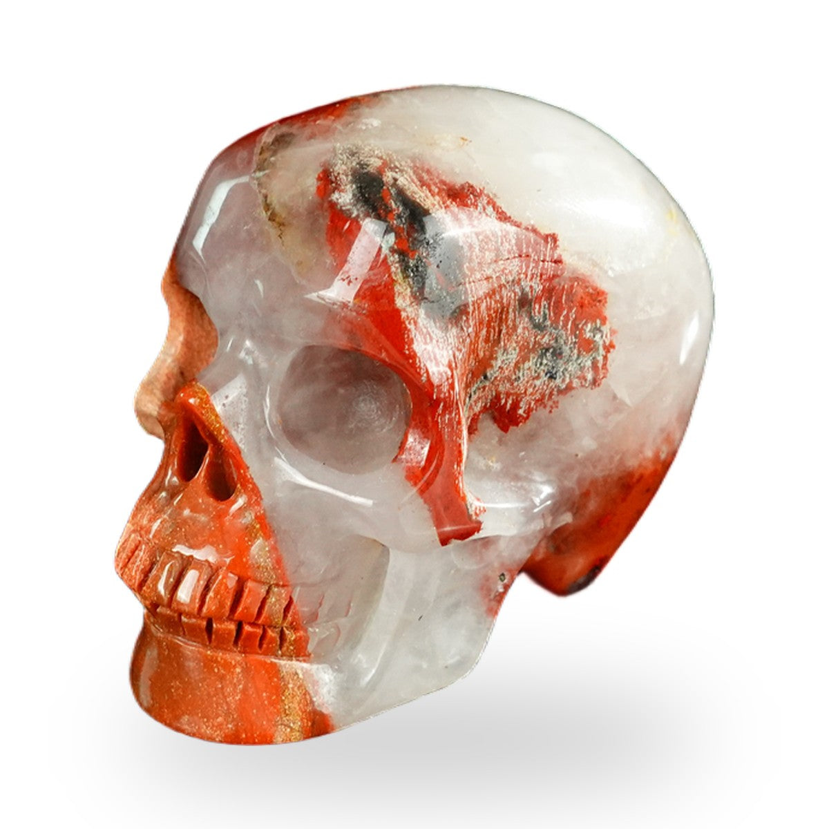 Red Jasper crystal skull 2.2" SKH20RJ11 photo 7