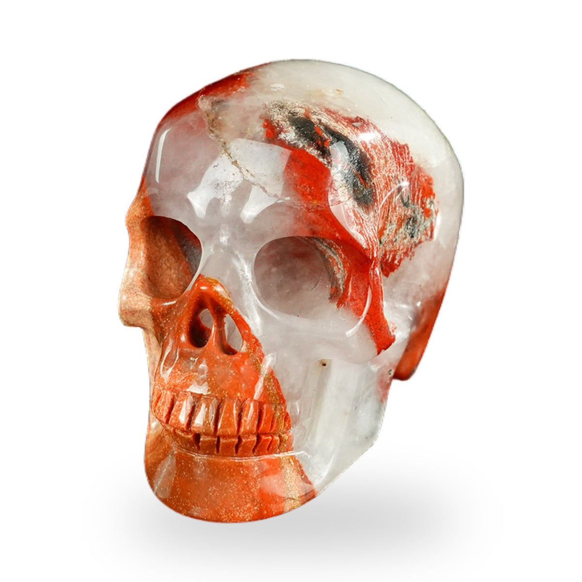 Red Jasper crystal skull 2.2" SKH20RJ11 photo 8