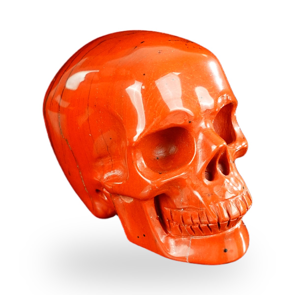 Red Jasper crystal skull 2.2" SKH20RJ12 photo 3