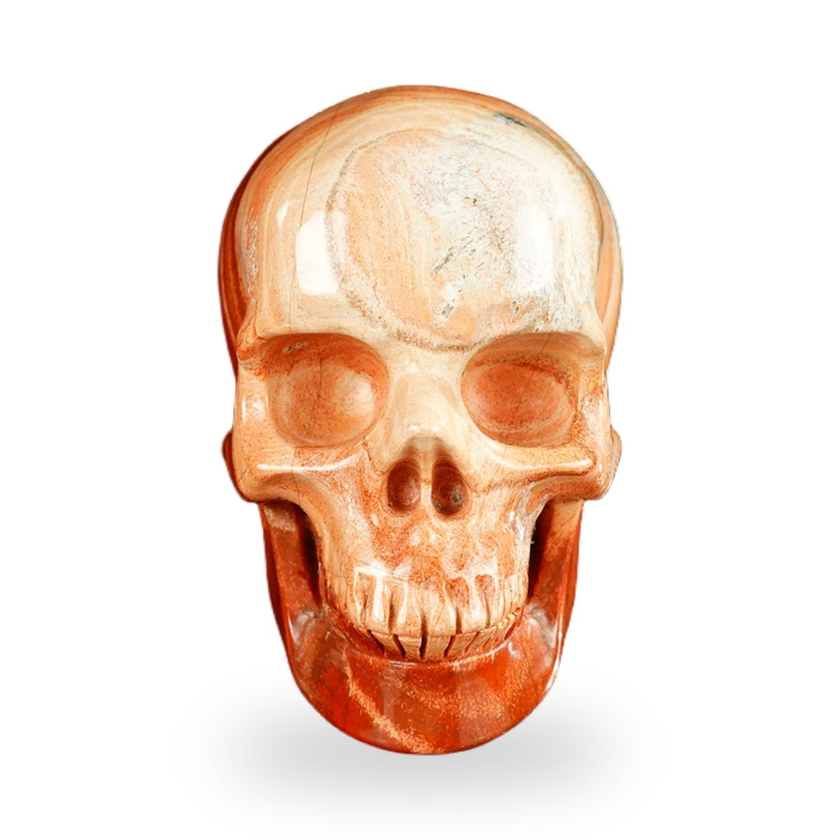 Red Jasper crystal skull 2.2" SKH20RJ13 photo 1