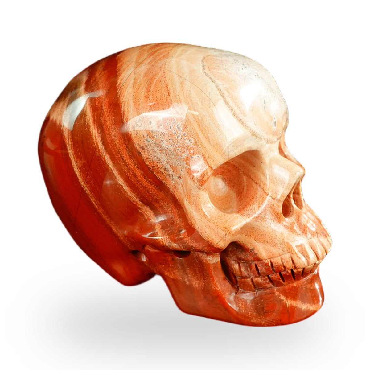Red Jasper crystal skull 2.2" SKH20RJ13 photo 4