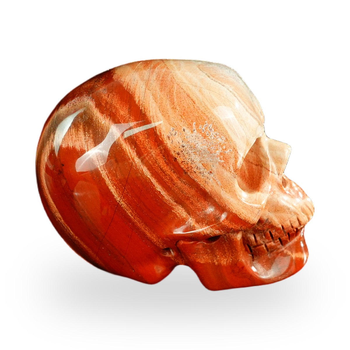 Red Jasper crystal skull 2.2" SKH20RJ13 photo 5
