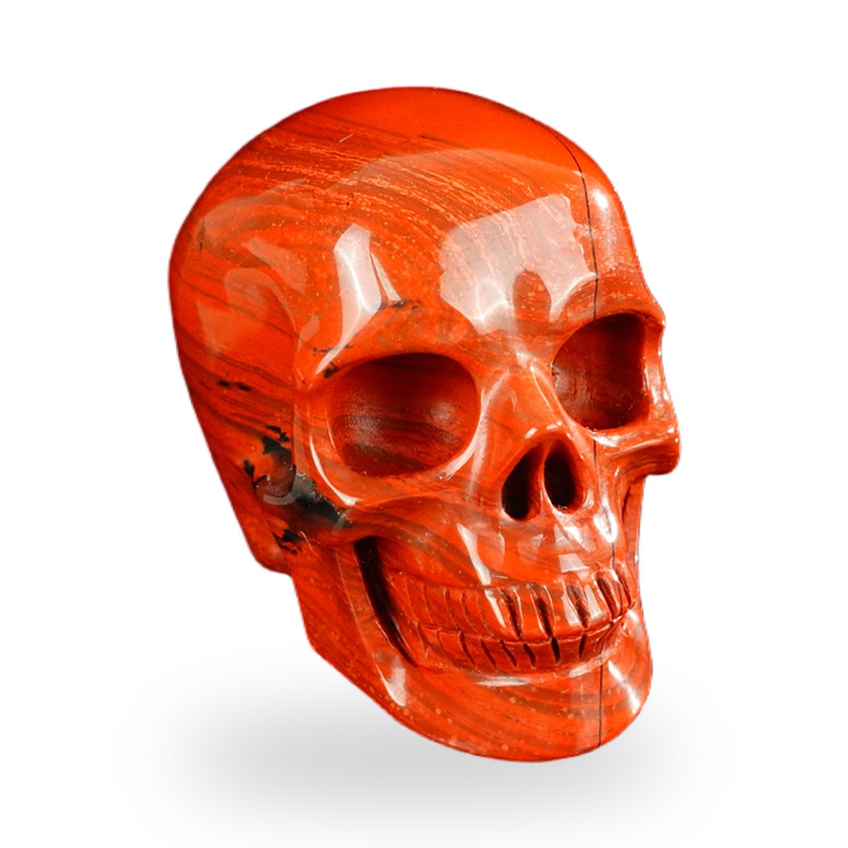 Red Jasper crystal skull 2.2" SKH20RJ14 photo 2