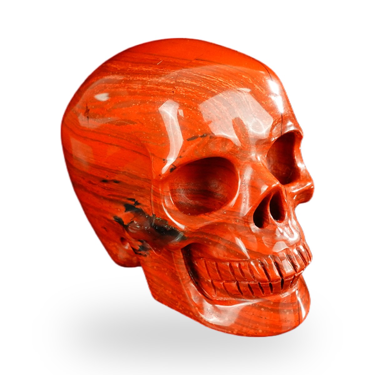 Red Jasper crystal skull 2.2" SKH20RJ14 photo 3