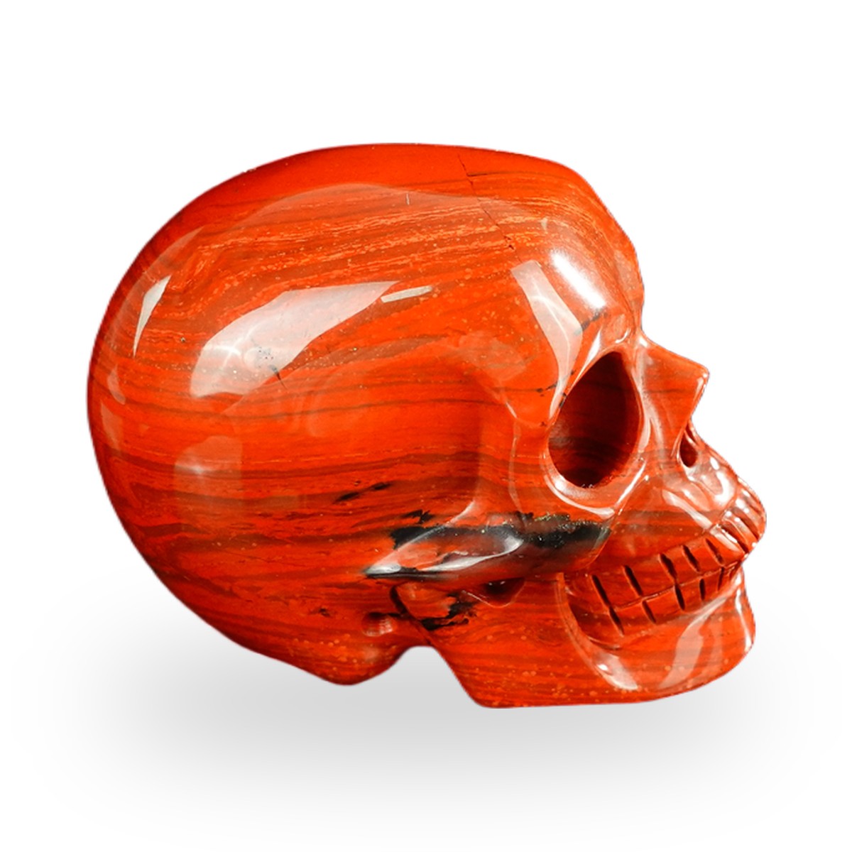 Red Jasper crystal skull 2.2" SKH20RJ14 photo 5