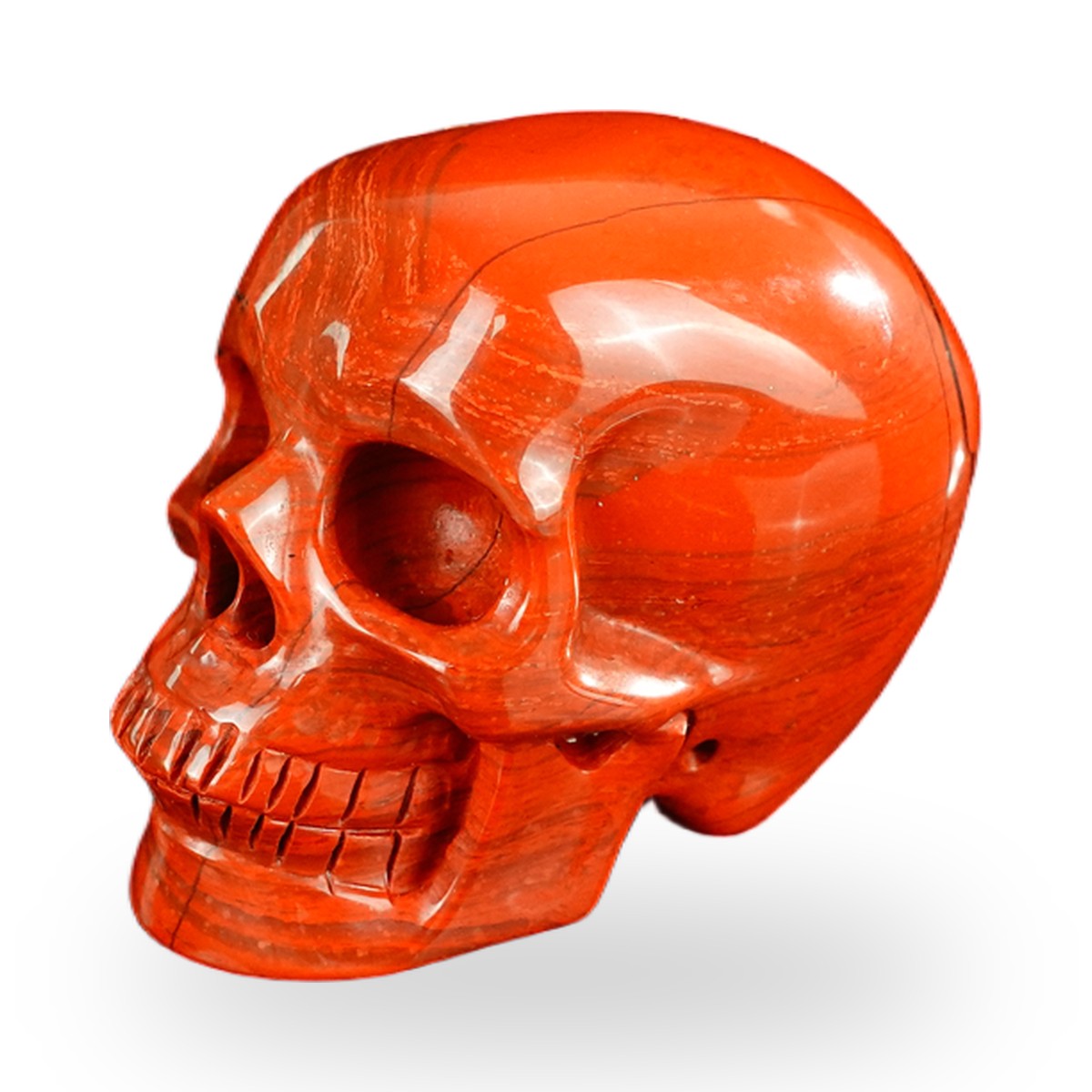 Red Jasper crystal skull 2.2" SKH20RJ14 photo 7