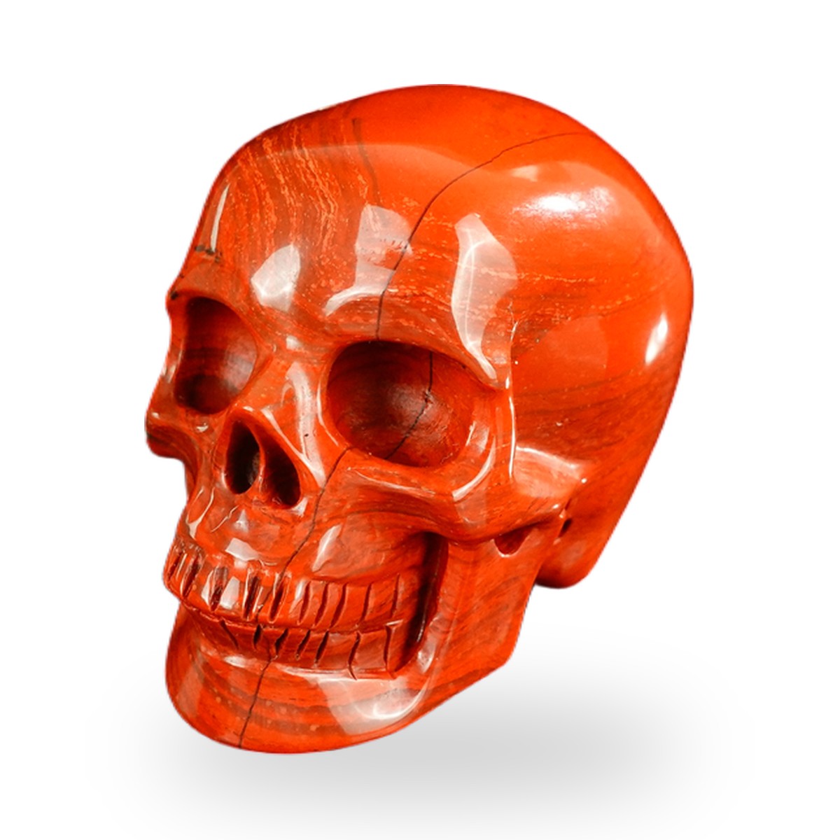 Red Jasper crystal skull 2.2" SKH20RJ14 photo 8