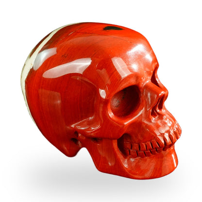 Red Jasper crystal skull 3" SKH30RJ01 view 5