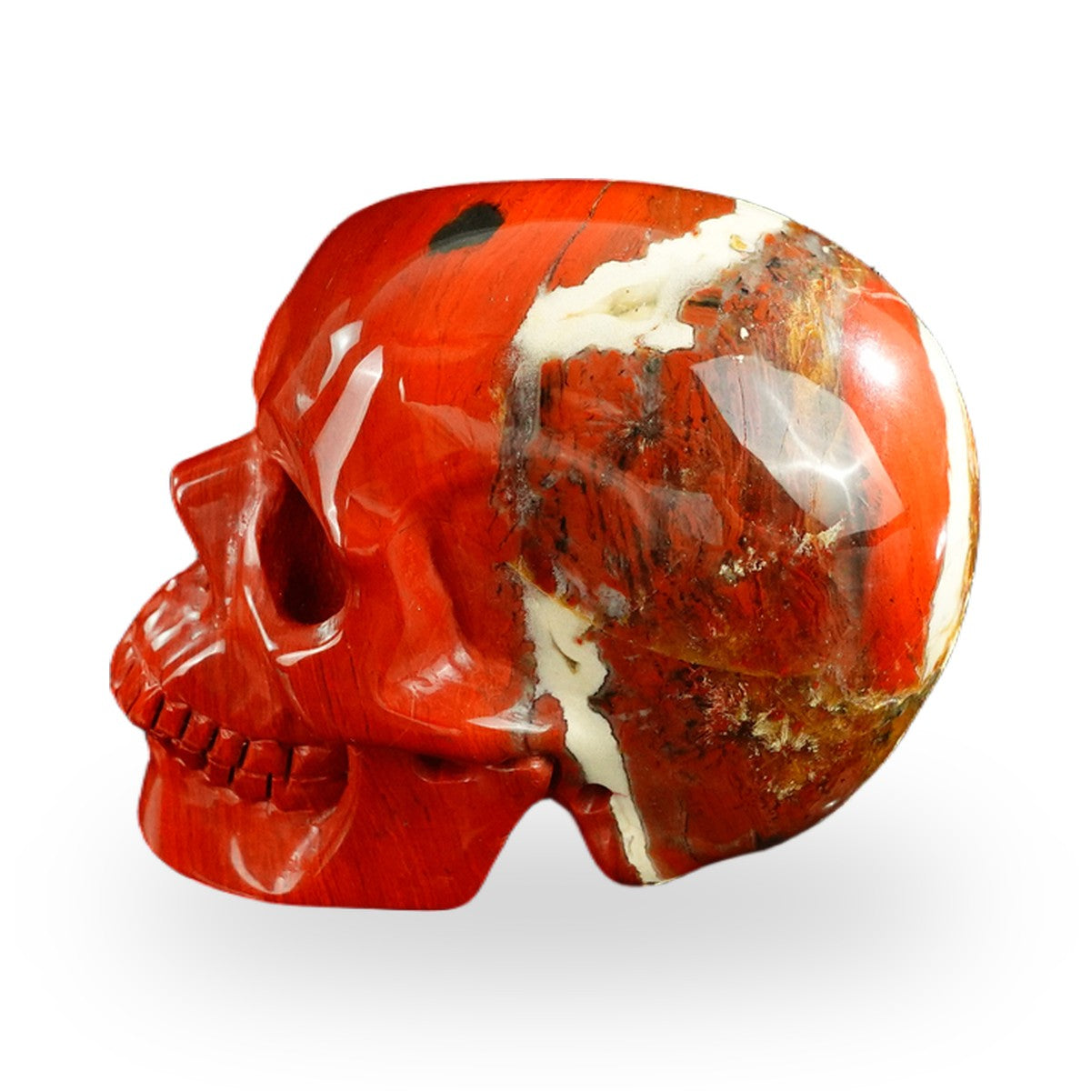 Red Jasper crystal skull 3" SKH30RJ01 view 7
