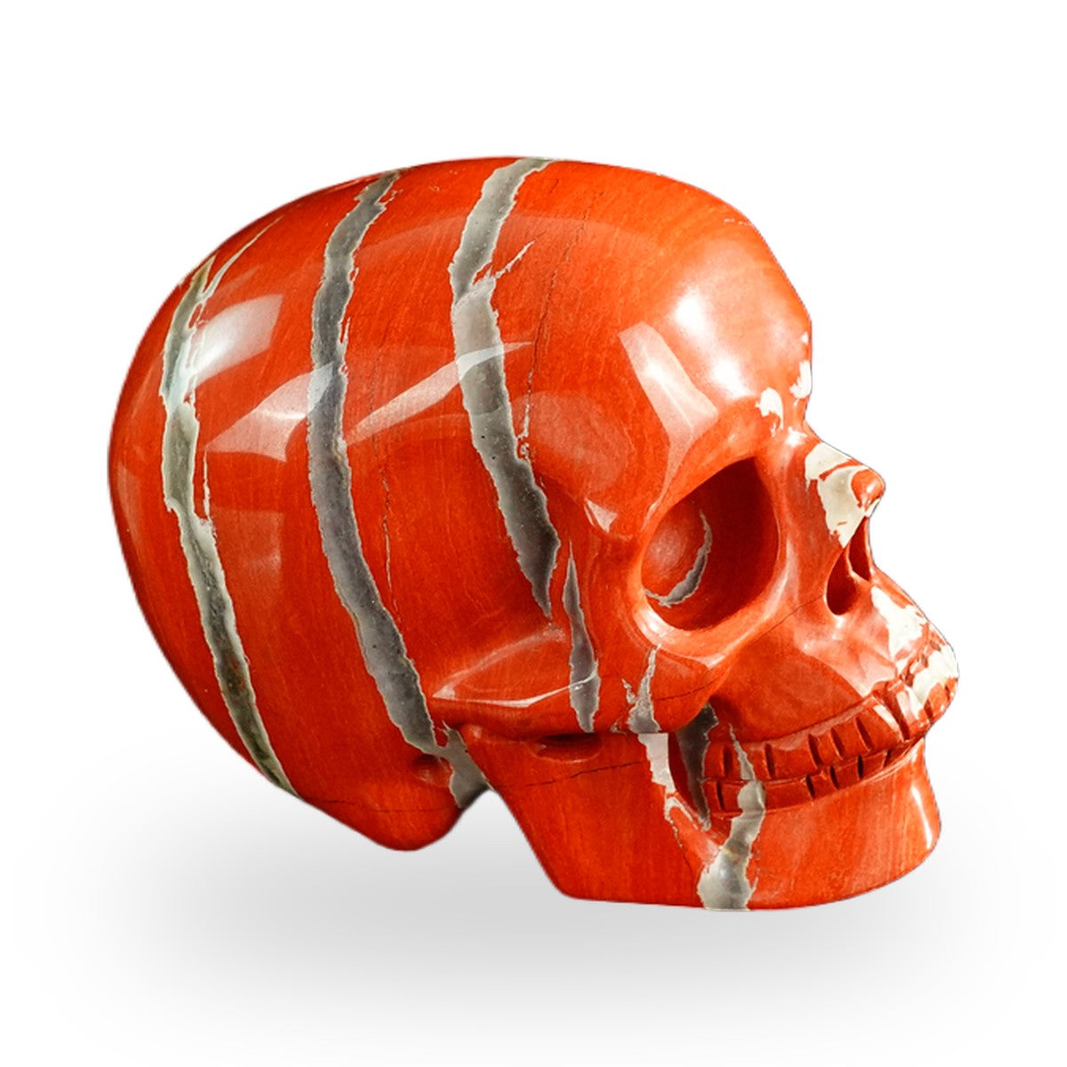 Red Jasper crystal skull 3" SKH30RJ02 photo 6