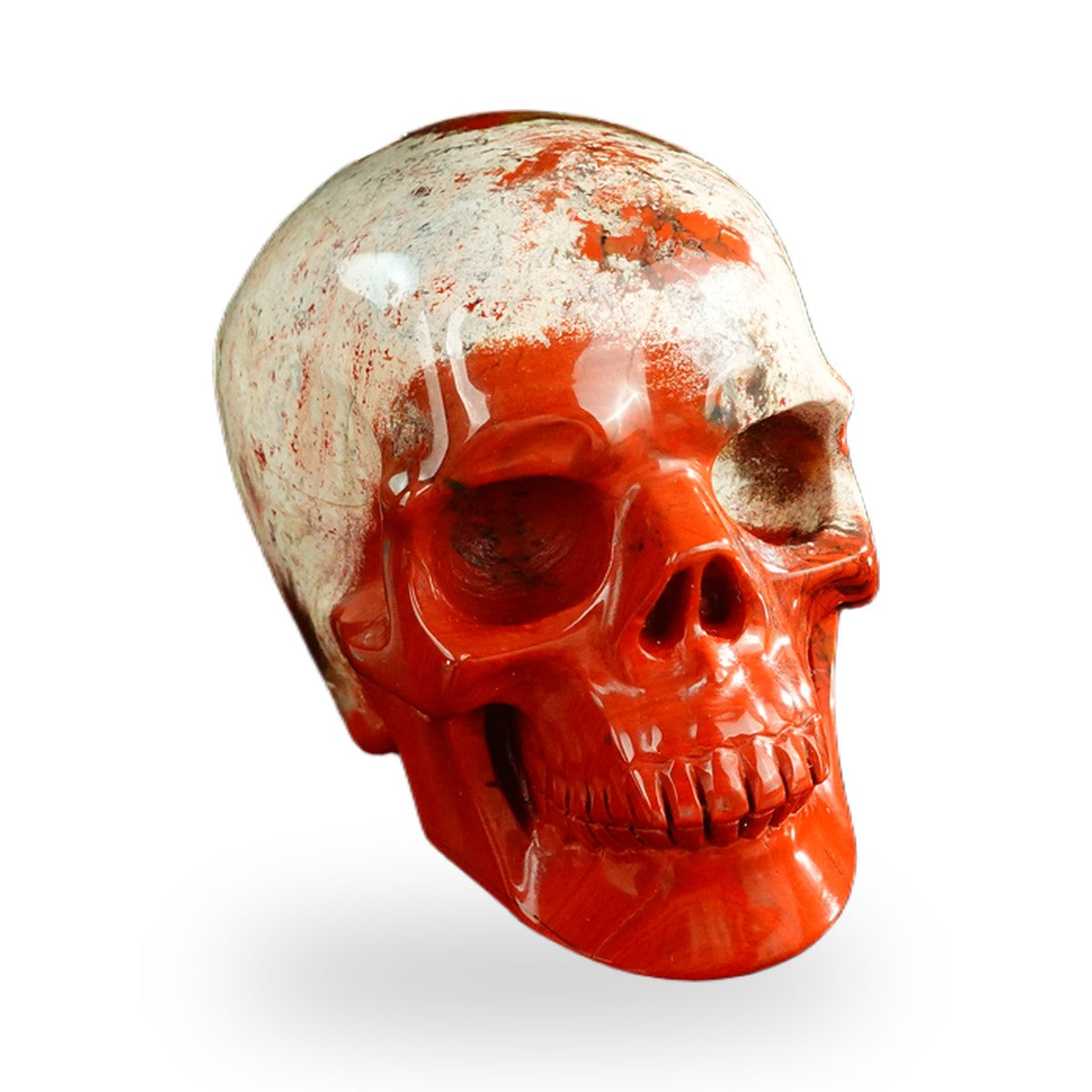 Red Jasper crystal skull 3" SKH30RJ03 photo 4