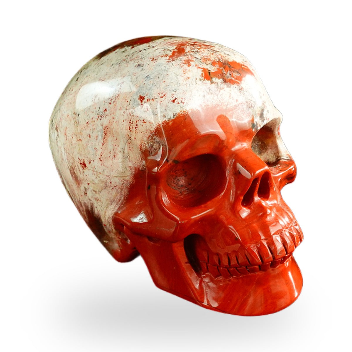 Red Jasper crystal skull 3" SKH30RJ03 photo 5