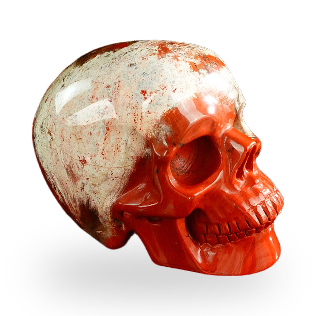 Red Jasper crystal skull 3" SKH30RJ03 photo 6