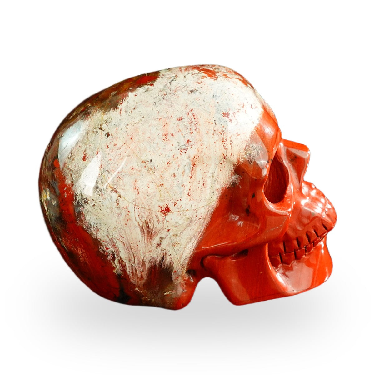 Red Jasper crystal skull 3" SKH30RJ03 photo 7
