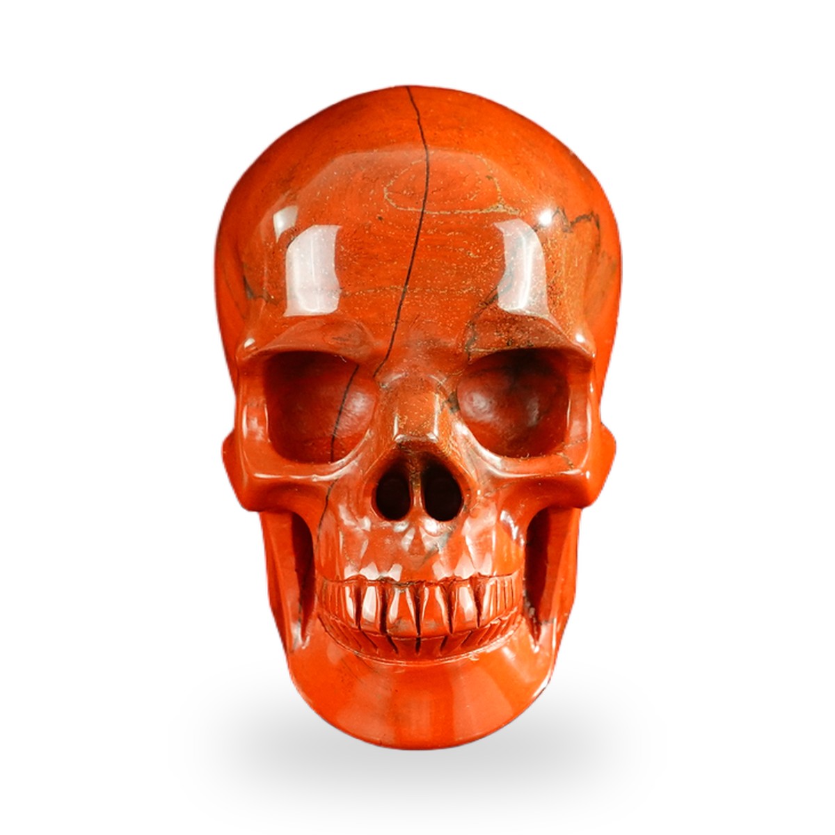 Red Jasper crystal skull 3" SKH30RJ04 photo 1