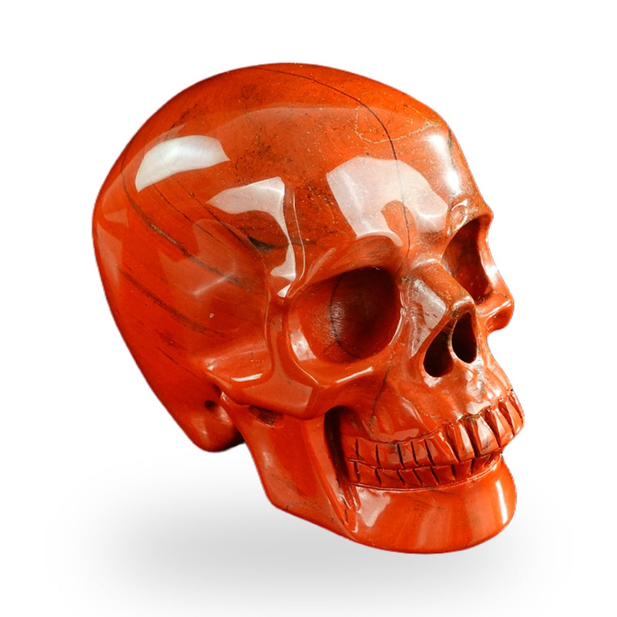 Red Jasper crystal skull 3" SKH30RJ04 photo 4