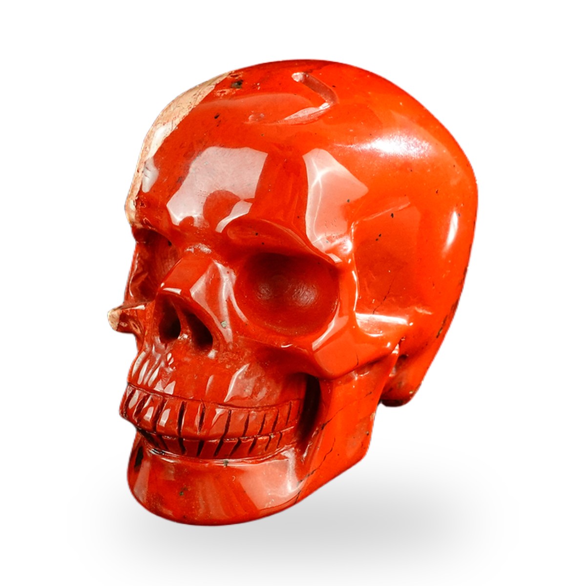 Red Jasper crystal skull 3" SKH30RJ05 photo 2