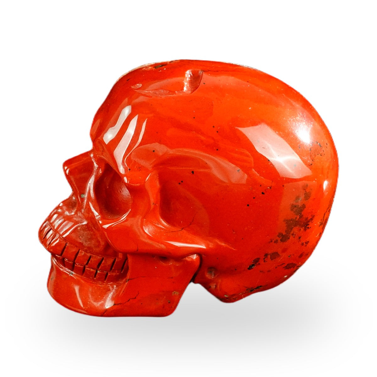 Red Jasper crystal skull 3" SKH30RJ05 photo 7