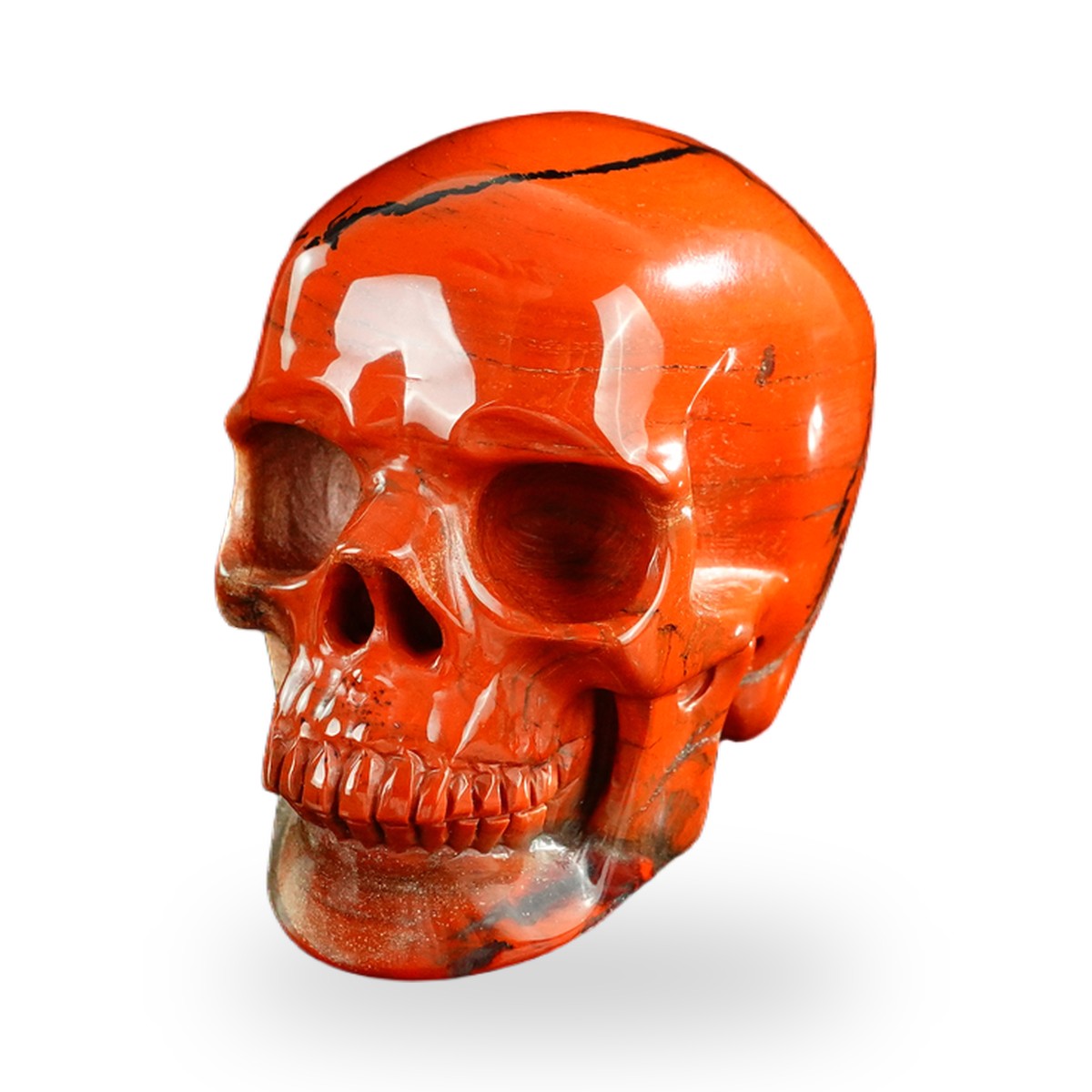 Red Jasper crystal skull 3" SKH30RJ07 photo 3