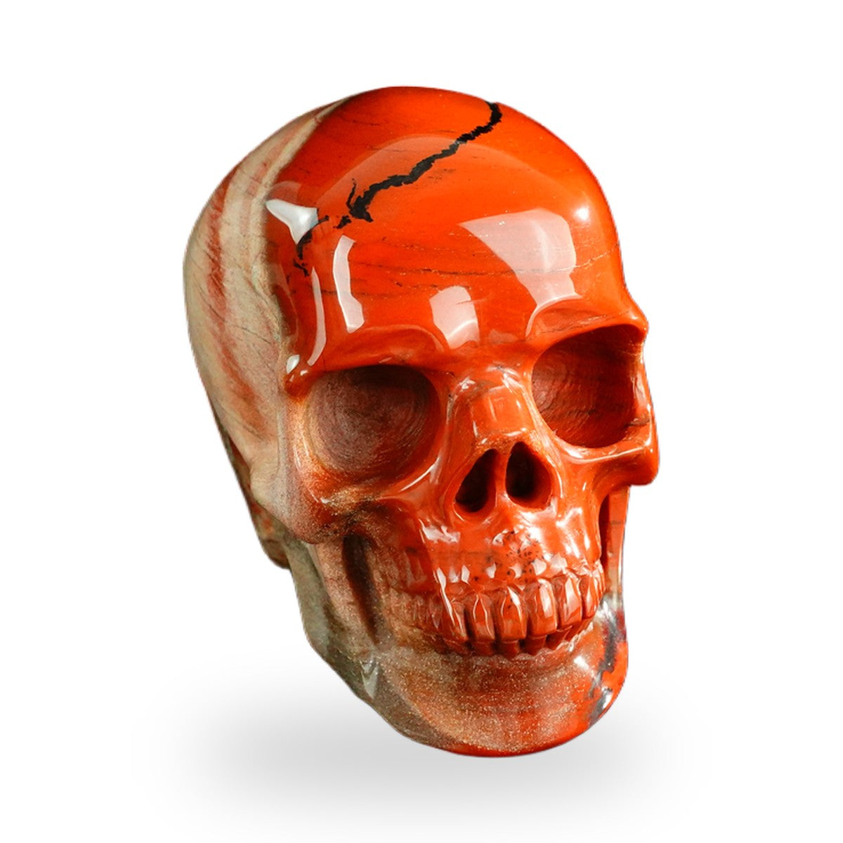 Red Jasper crystal skull 3" SKH30RJ07 photo 4