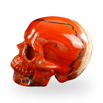 Red Jasper crystal skull 3" SKH30RJ07 photo 8