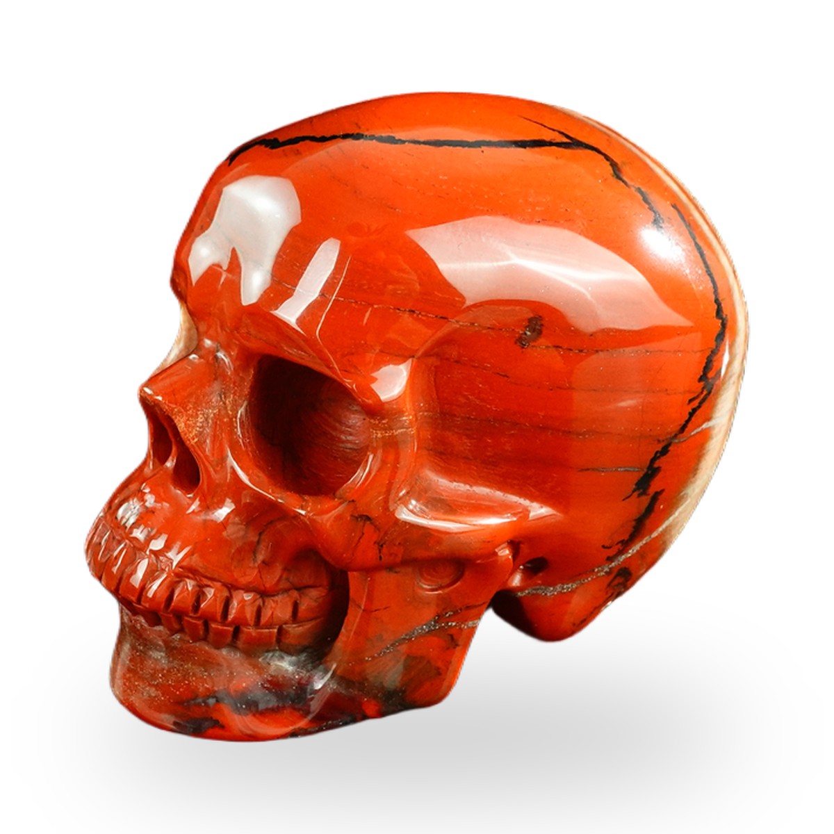 Red Jasper crystal skull 3" SKH30RJ07 photo 9